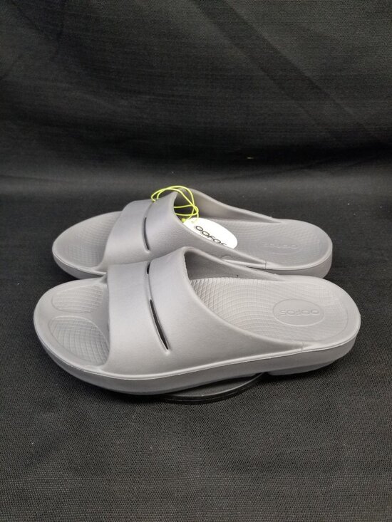 OOFOS Men\'s OOAHH Slides SLATE Size 9 NEW WITH TAGS! main image 7